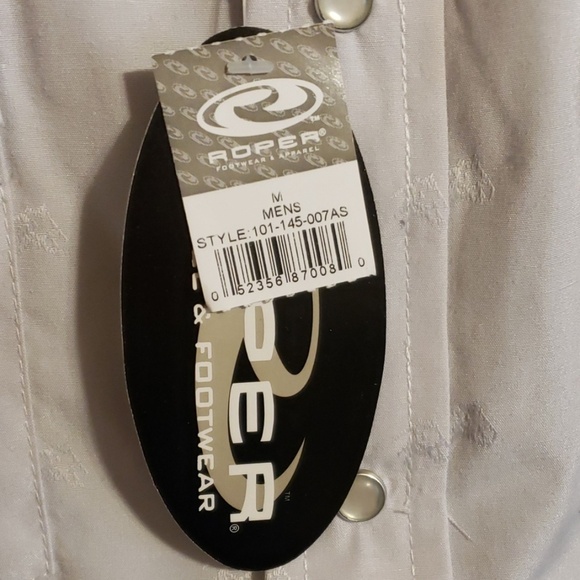 Roper pearl snap western shirt NWT horse print - Picture 4 of 7